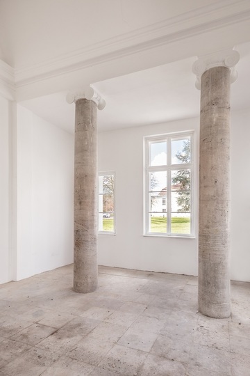 Säulen im Brunnenhaus in Bad Eilsen