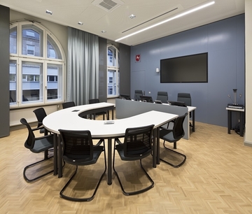 Sitzungssaal im Justizzentrum Braunschweig