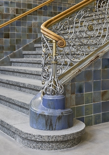 Treppengeländer im Justizzentrum Braunschweig