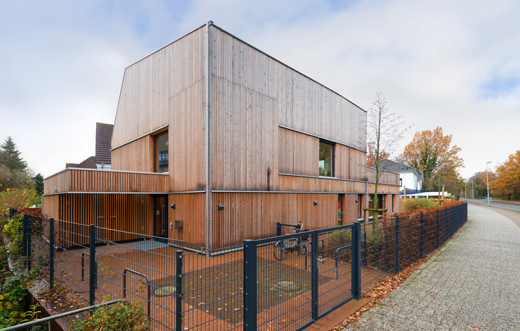 Außenaufnahme der neuen Großtagespflege für die Universität Oldenburg